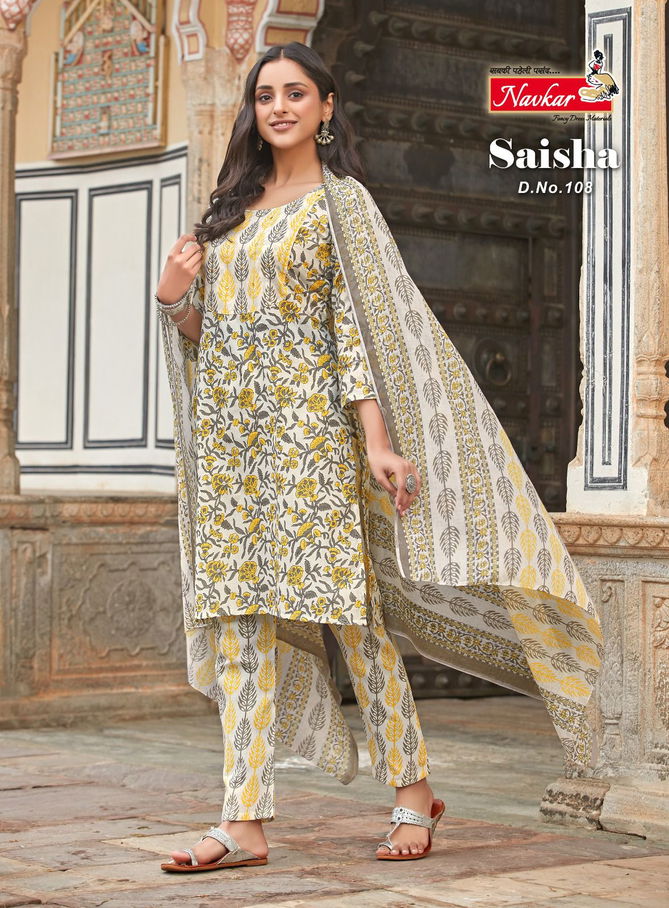 Saisha Navkar Regular Wear Wholesale Cotton Salwar Suit Catalog